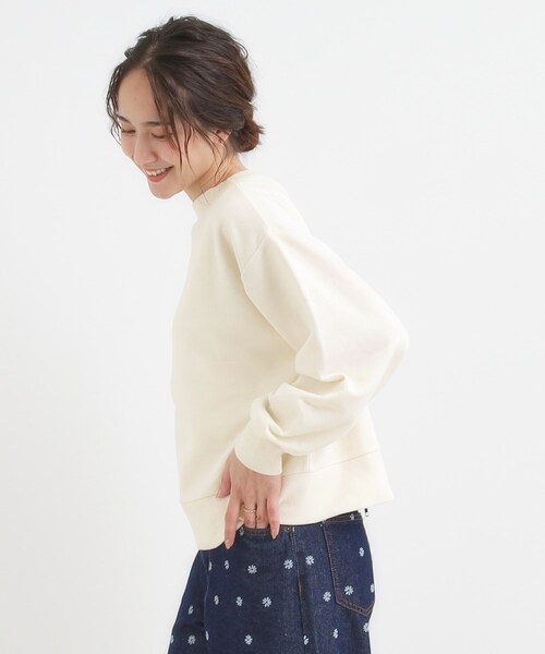 Cutie Blonde（キューティーブロンド）の「【前後2WAY】ボートネックダブルジップカーディガン（カーディガン/ボレロ・レディース・ライトグレー/オフホワイト/チャコールグレー・00）」の6枚目の写真