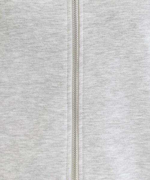 Cutie Blonde（キューティーブロンド）の「【前後2WAY】ボートネックダブルジップカーディガン（カーディガン/ボレロ・レディース・ライトグレー/オフホワイト/チャコールグレー・00）」の17枚目の写真