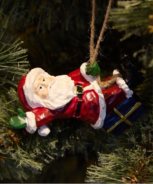 2025Xmas】レジンサンタオーナメント（インテリア雑貨）｜niko