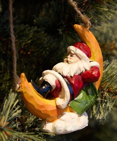 2025Xmas】レジンサンタオーナメント（インテリア雑貨）｜niko