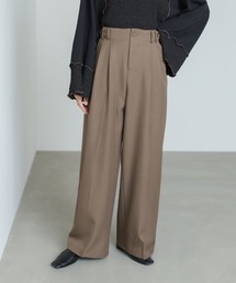 Bab | 【S・Mサイズ展開】ツータックパンツ(スラックス)