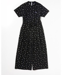 THOUSAND MILE（サウザンドマイル）の「[L's]SHORT SLEEVE ALL IN ONE NY/PU PRINT/ショートスリーブオールインワン プリント（サロペット/オーバーオール）」
