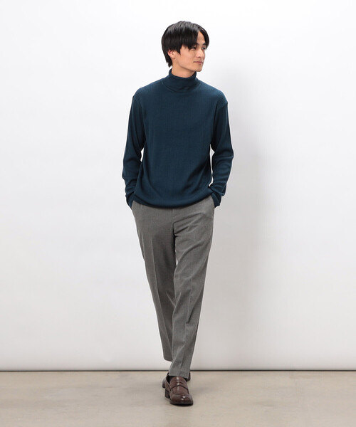 COMME CA ISM（コムサイズム）の「日本の色 リブタートルニット（ニット/セーター・メンズ・レッド/ブラック/ブルー/グレー/イエロー/ベージュ・MEDIUM/LARGE/SMALL）」の19枚目の写真