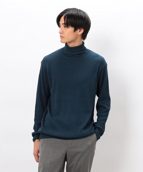 COMME CA ISM（コムサイズム）の「日本の色 リブタートルニット（ニット/セーター・メンズ・レッド/ブラック/ブルー/グレー/イエロー/ベージュ・MEDIUM/LARGE/SMALL）」の22枚目の写真