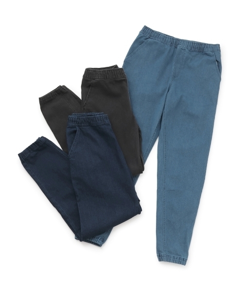 GLAZOS（グラソス）の「ストレッチデニム・ジョガーパンツ（その他パンツ・キッズ・ブラック/ライトブルー/ダークブルー・S/L/LL/M）」の8枚目の写真