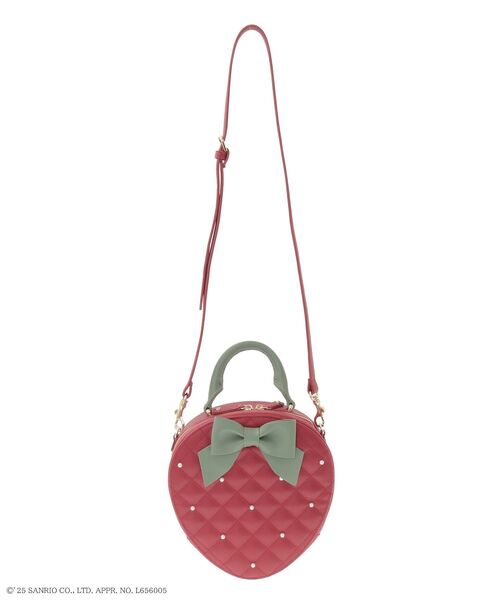 最安値　いちご新聞 メゾンドフルール ショルダーバッグ サンリオ いちごの王さま Maison de FLEUR×サンリオ いちご新聞」コラボ！ いちごの王さま