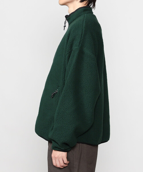 GYMPHLEX（ジムフレックス）の「Gymphlex | フリース スタンドカラージャケット MEN（その他アウター・メンズ・ブラック/グリーン・M/L）」の11枚目の写真