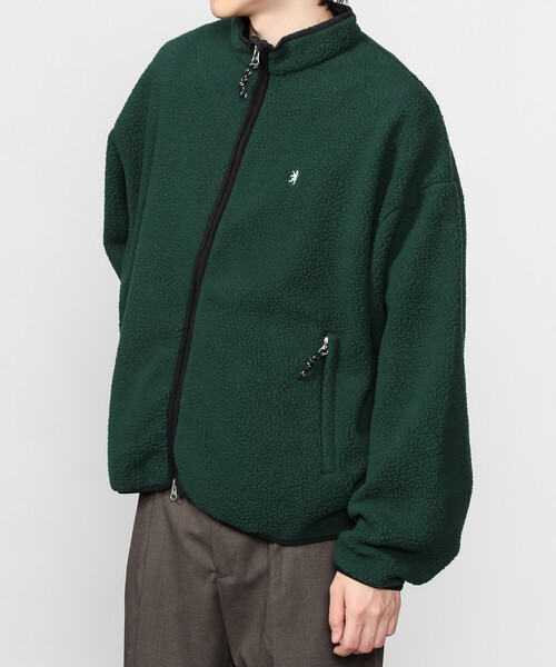 GYMPHLEX（ジムフレックス）の「Gymphlex | フリース スタンドカラージャケット MEN（その他アウター・メンズ・ブラック/グリーン・M/L）」の8枚目の写真