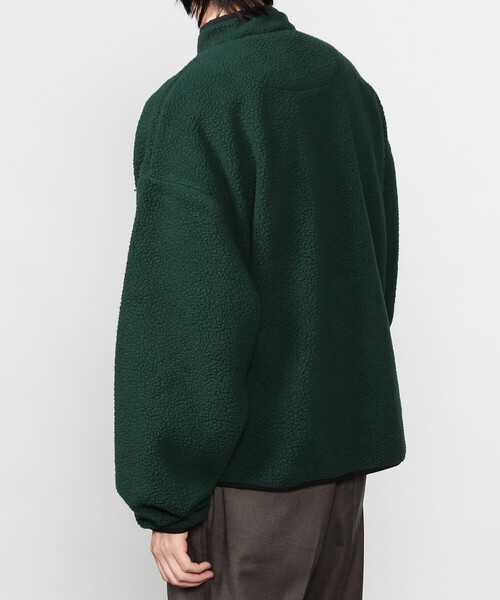 GYMPHLEX（ジムフレックス）の「Gymphlex | フリース スタンドカラージャケット MEN（その他アウター・メンズ・ブラック/グリーン・M/L）」の7枚目の写真