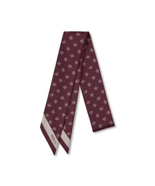 スキニースカーフ - マルベリーツリー Skinny Scarf - Mulberry Tree