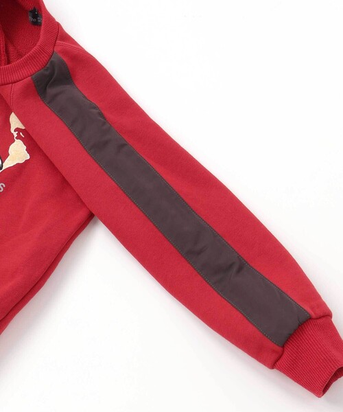 BeBe（ベベ）の「【JALコラボ】飛行機刺しゅう袖切り替えラグラントレーナー（スウェット・キッズ・レッド/ネイビー・130cm/120cm/100cm/110cm）」の20枚目の写真