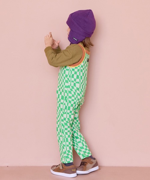 MARKEY'S（マーキーズ）の「総柄ジャガードサロペット（サロペット/オーバーオール・キッズ・ブラック系その他/ライトグリーン/イエロー系その他・70/120/110/100/90/80）」の13枚目の写真