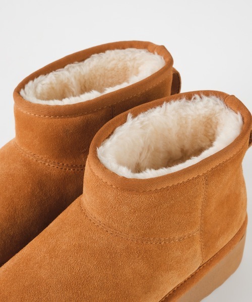 STEVE MADDEN（スティーブマデン）の「ボアショートブーツ/S.MADDEN COMFY-VA（ブーツ・レディース・ブラック系その他/ブラウン系その他・25.0cm/24.5cm/24.0cm/23.5-24/23.5cm/23.0cm/22.5cm）」の9枚目の写真