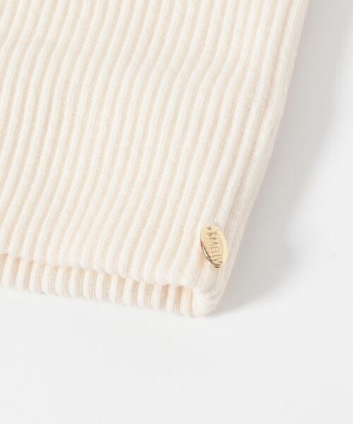 SMELLY（スメリー）の「リブワイドヘアバンド（ヘアバンド・レディース・ブラック/グレー/アイボリー・-）」の4枚目の写真