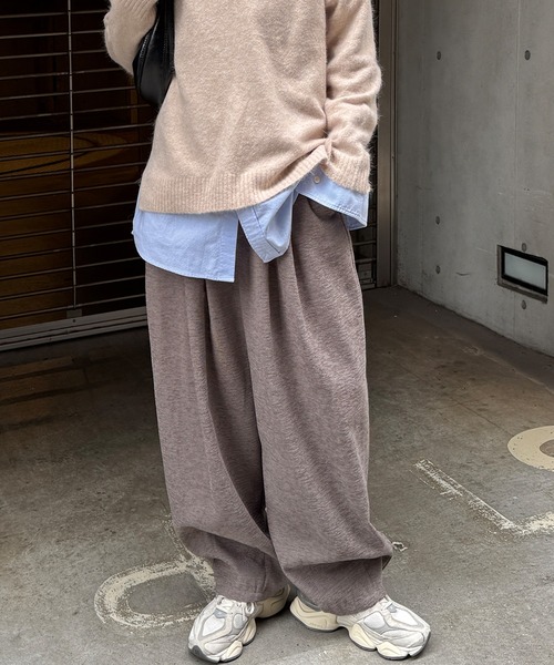 LBC（エルビーシー）の「モールタックカーブパンツ（その他パンツ・レディース・ベージュ/その他1/ブラック・M/L）」の19枚目の写真