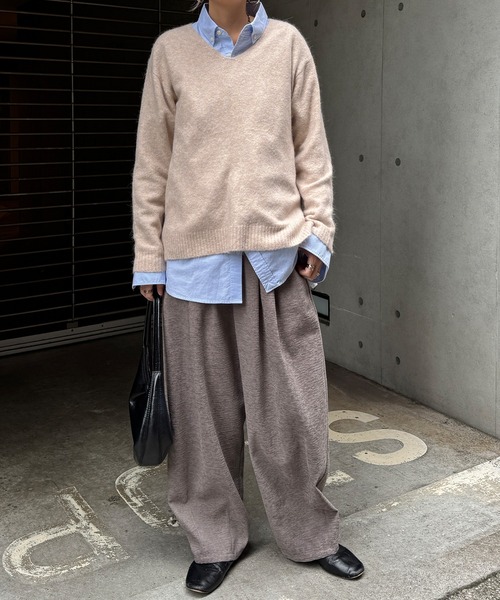 LBC（エルビーシー）の「モールタックカーブパンツ（その他パンツ・レディース・ベージュ/その他1/ブラック・M/L）」の22枚目の写真