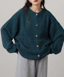 mitis（ミティス）の「mitis ラメニット カーディガン（カーディガン/ボレロ）」