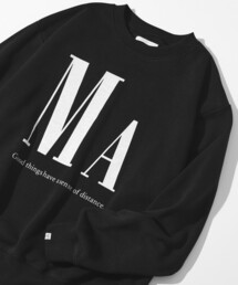 Firsthand | MA Firsthand/マ ファーストハンド MA プリントロゴ クルーネックスウェット / 裏毛 / リラックスフィット(スウェット)