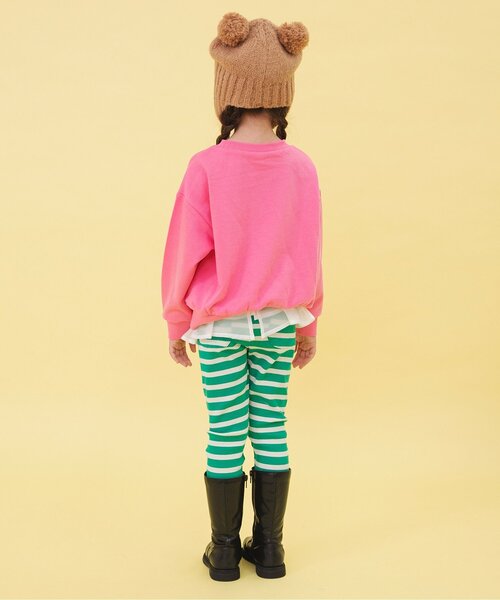 BREEZE（ブリーズ）の「【WEB限定】カラフルビックロゴトレーナー_ジュニア対応（スウェット・キッズ・ブラウン/ピンク/ネイビー/イエロー・120/130/90/140/110/100）」の11枚目の写真