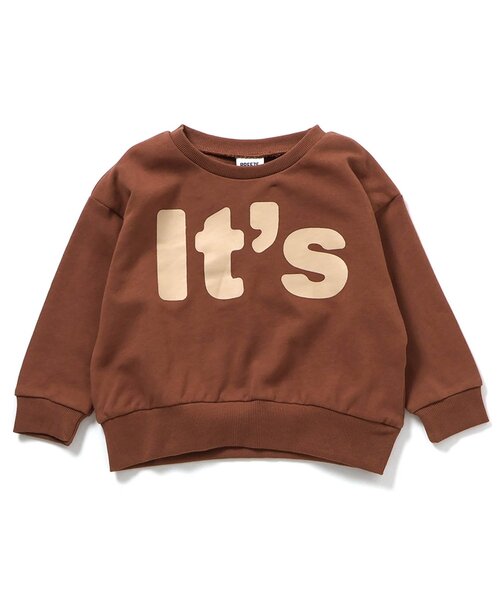 BREEZE（ブリーズ）の「【WEB限定】カラフルビックロゴトレーナー_ジュニア対応（スウェット・キッズ・ブラウン/ピンク/ネイビー/イエロー・120/130/90/140/110/100）」の12枚目の写真