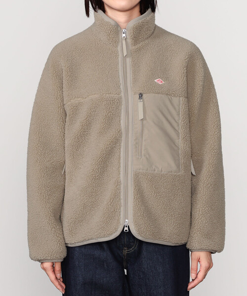 DANTON | ライトボア スタンドカラージャケット WOMEN（ブルゾン