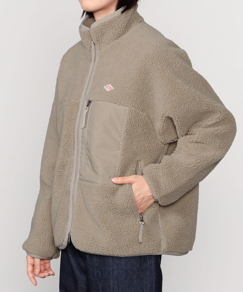 DANTON | ライトボア スタンドカラージャケット WOMEN（ブルゾン