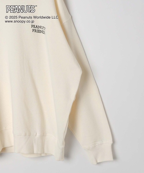 GLOBAL WORK（グローバルワーク）の「PEANUTS/プリントスウェット/メンズ/591538（スウェット・メンズ・グレー/オフホワイト/ダークグレー/ネイビー/グリーン・LARGE/MEDIUM/SMALL）」の18枚目の写真