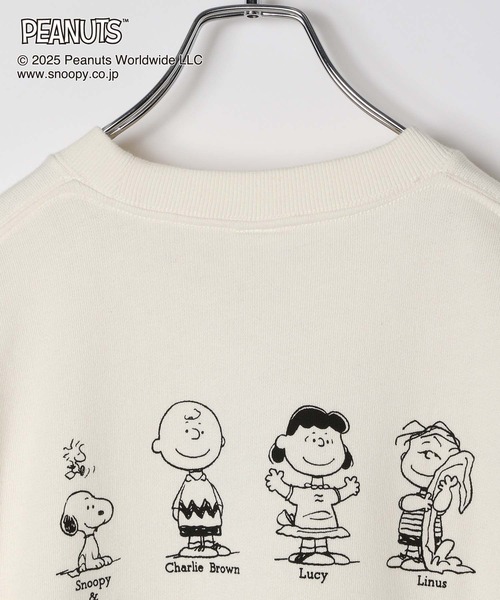 GLOBAL WORK（グローバルワーク）の「PEANUTS/プリントスウェット/メンズ/591538（スウェット・メンズ・グレー/オフホワイト/ダークグレー/ネイビー/グリーン・LARGE/MEDIUM/SMALL）」の21枚目の写真