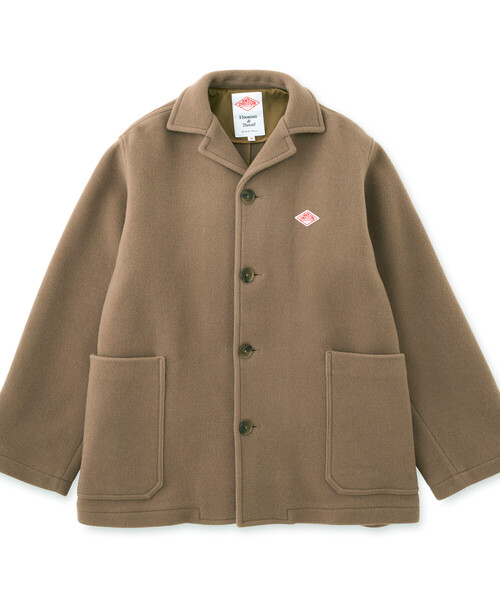 MEN'S WOOL MELTON WORK JACKET（その他アウター）｜DANTON（ダントン