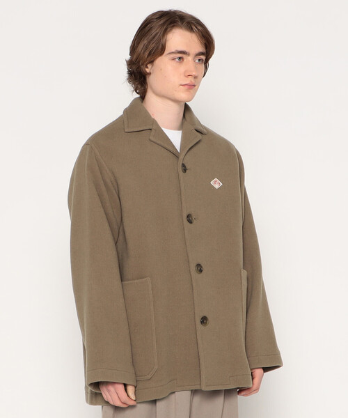 MEN'S WOOL MELTON WORK JACKET（その他アウター）｜DANTON（ダントン