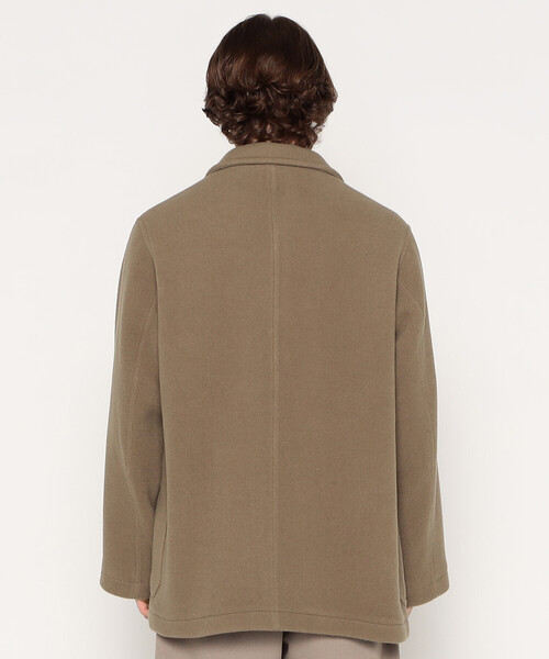 MEN'S WOOL MELTON WORK JACKET（その他アウター）｜DANTON（ダントン