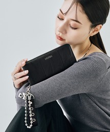 MURUA | MURUA(ムルーア)ラウンドファスナー長財布 MR-W1401 ベルトチャーム(財布)