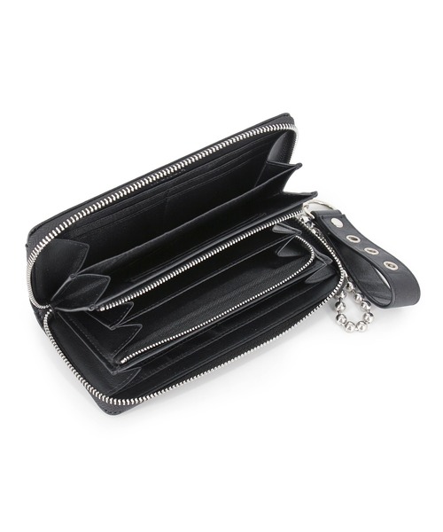MURUA(ムルーア)の「MURUA(ムルーア)ラウンドファスナー長財布 MR-W1401 ベルトチャーム(財布・レディース・アイボリー/ブラック/ピンク・FREE)」の19枚目の写真