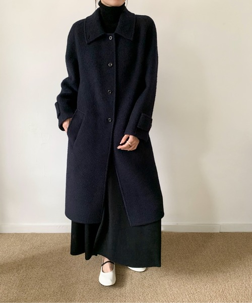 ディケイドクラシック（DECADE CLASSIC）/DECADE CLASSIC ウールアルパカステンカラーコート セール】DECADE CLASSIC ウールアルパカステンカラーコート（ステン