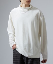 NULL | 【nl】ベロア素材 ハイネック プルオーバー(Tシャツ/カットソー)