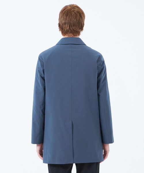 MACKINTOSH PHILOSOPHY（ﾏｯｷﾝﾄｯｼｭ ﾌｨﾛｿﾌｨｰ）の「4WAYストレッチウェザーWELLINGTON BT short(ウェリントンボタンスルーショート)（ステンカラーコート・メンズ・ダークネイビー/グリーン系その他3/ブルー・42/36/40/38）」の9枚目の写真