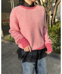 LE CIEL BLEU（ルシェルブルー）｜ニット/セーター（ピンク系）一覧 - WEAR
