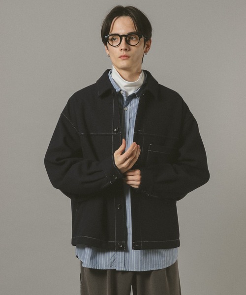 RAGEBLUE（レイジブルー）の「WOOLLYTEC STITCH JACKET / ウーリー