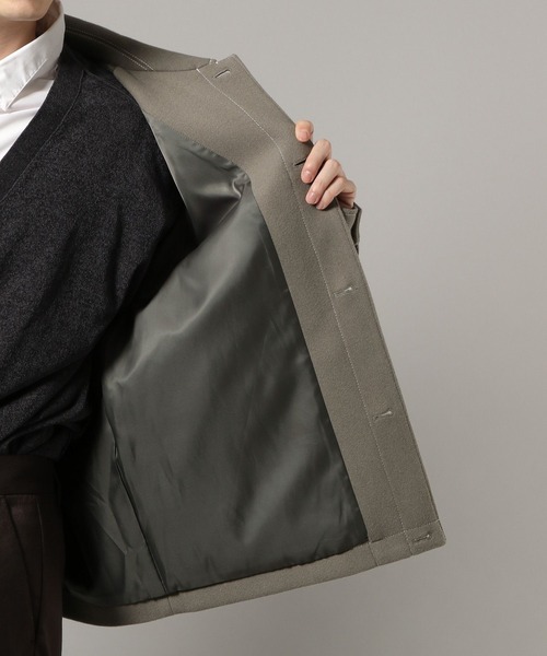 RAGEBLUE(レイジブルー)の「WOOLLYTEC STITCH JACKET / ウーリーテックステッチジャケット(ブルゾン・メンズ・ベージュ/ネイビー/ブラック/グレー・SMALL/MEDIUM/LARGE)」の8枚目の写真