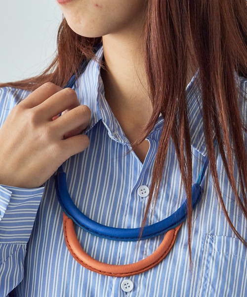 Crescioni（クレッシオーニ）の「crescioni/クレッシオーニ arc necklace ラティーゴレザー ハンドメイドネックレス（ネックレス・レディース・その他1/その他5/その他/その他4/その他3/その他2・FREE）」の18枚目の写真