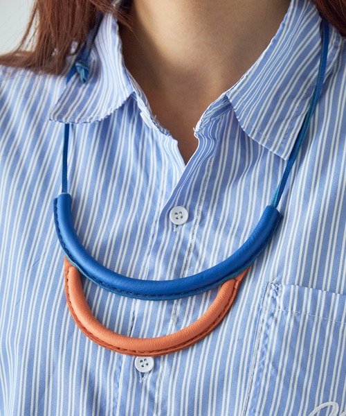 Crescioni（クレッシオーニ）の「crescioni/クレッシオーニ arc necklace ラティーゴレザー ハンドメイドネックレス（ネックレス・レディース・その他1/その他5/その他/その他4/その他3/その他2・FREE）」の20枚目の写真