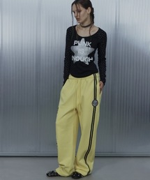 SETUPEXE（セットアップイーエックスイー）の「【SETUP‐EXE】STAR SLEEVE PUNK TOP / 【セットアップエグゼ】スタースリーブパンク長袖Ｔシャツ（Tシャツ/カットソー）」