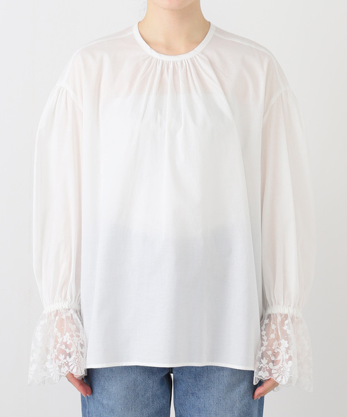 セール】スタンドレースブラウス（シャツ/ブラウス）｜SLOBE IENA
