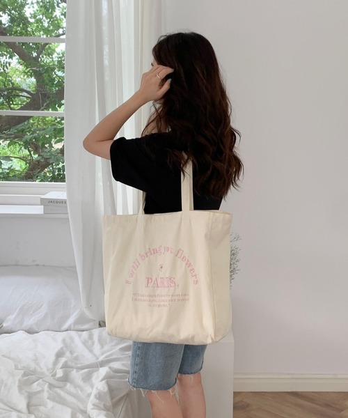 BACKYARD FAMILY(バックヤードファミリー)の「トートバッグ 大容量 刺繍 ysbag5486(トートバッグ・レディース・ベージュ/ブルー/パープル/ピンク・FREE)」の20枚目の写真