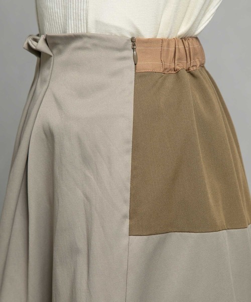 MARECHAL TERRE（マルシャルテル）の「2Wayティアードスカート（スカート・レディース・ネイビー/グレー/ブラック/ブラウン・MEDIUM）」の19枚目の写真