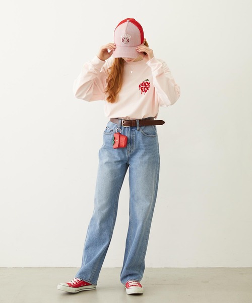 MILKFED.（ミルクフェド）の「HICKORY CIRCLE LOGO CAP（キャップ・レディース・レッド/ブラウン/ネイビー・ONE SIZE）」の13枚目の写真