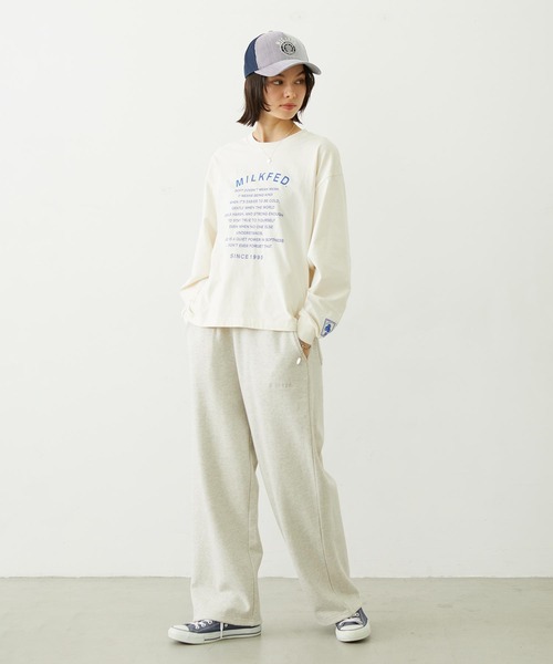 MILKFED.（ミルクフェド）の「HICKORY CIRCLE LOGO CAP（キャップ・レディース・レッド/ブラウン/ネイビー・ONE SIZE）」の17枚目の写真