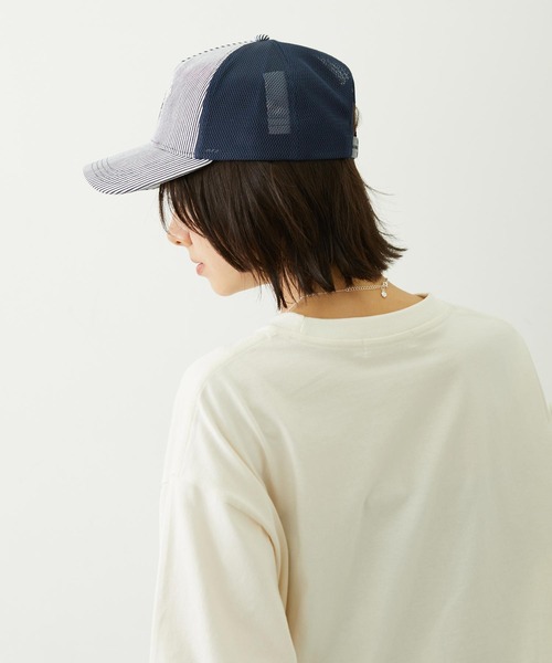 MILKFED.（ミルクフェド）の「HICKORY CIRCLE LOGO CAP（キャップ・レディース・レッド/ブラウン/ネイビー・ONE SIZE）」の22枚目の写真