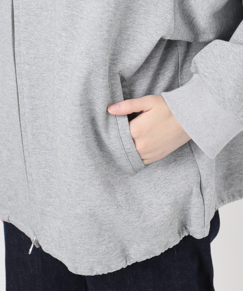 B.C STOCK(ベーセーストック)の「ウォッシャブル / ブローチ付きフードパーカー(パーカー・レディース・ブラック/アイボリー/グレー・FREE)」の16枚目の写真