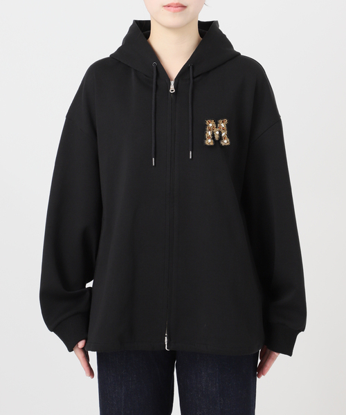 B.C STOCK(ベーセーストック)の「ウォッシャブル / ブローチ付きフードパーカー(パーカー・レディース・ブラック/アイボリー/グレー・FREE)」の19枚目の写真